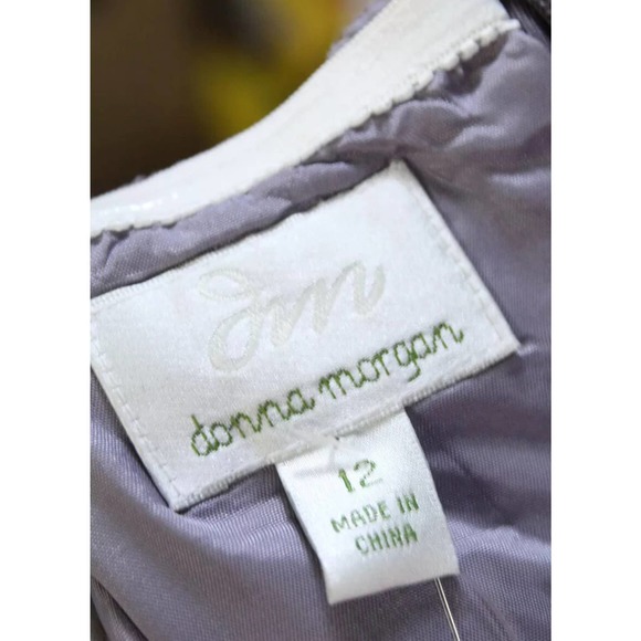 Donna Morgan Dresses Purple Rhea A Line Anthro - Picture 6 of 6